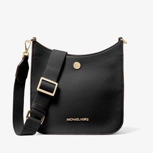 Michael Kors Black Briley Small Logo Messenger Bag